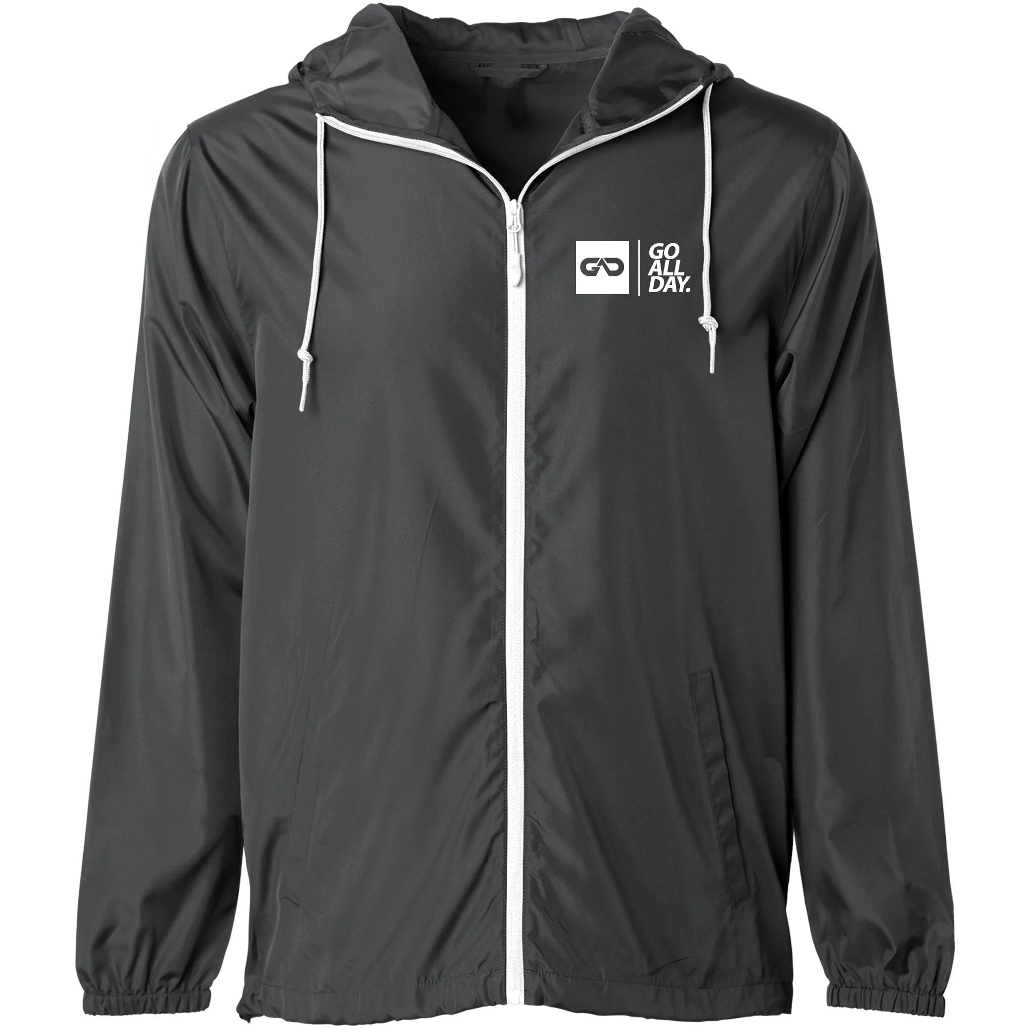 All-Weather Lightweight Zip Hooded Jacket