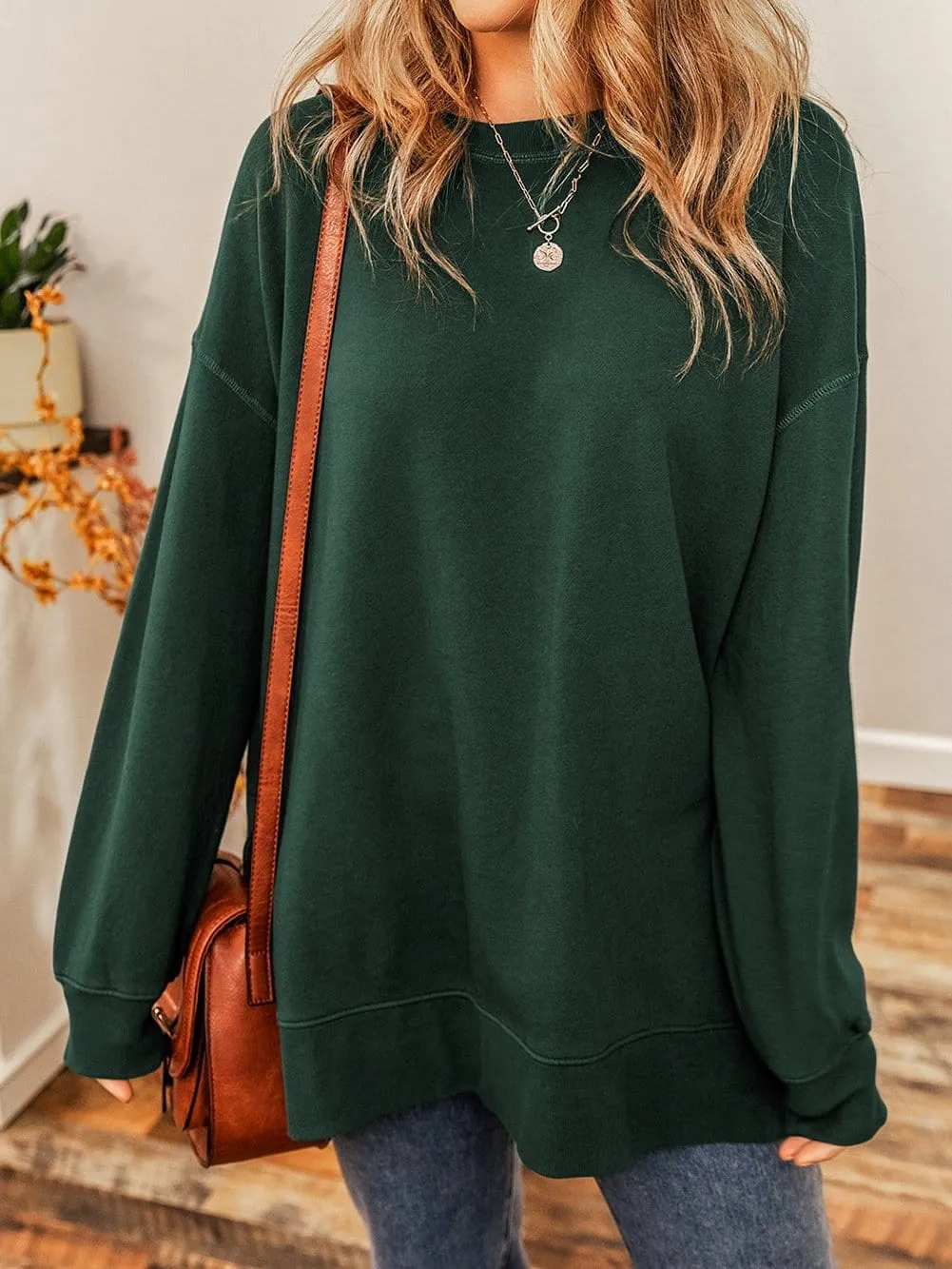 Autumn-Winter Mock Neck Sweater