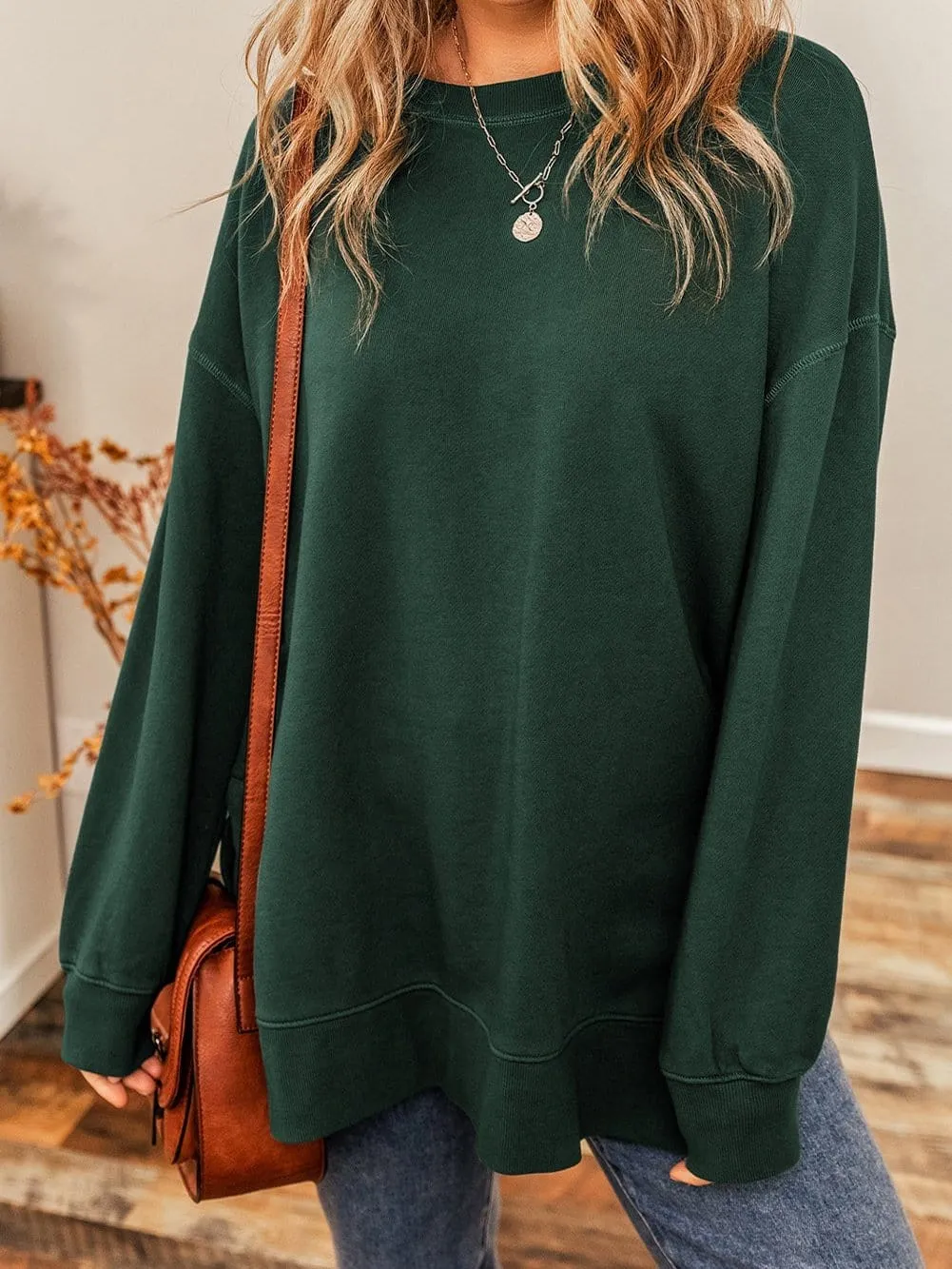 Autumn-Winter Mock Neck Sweater
