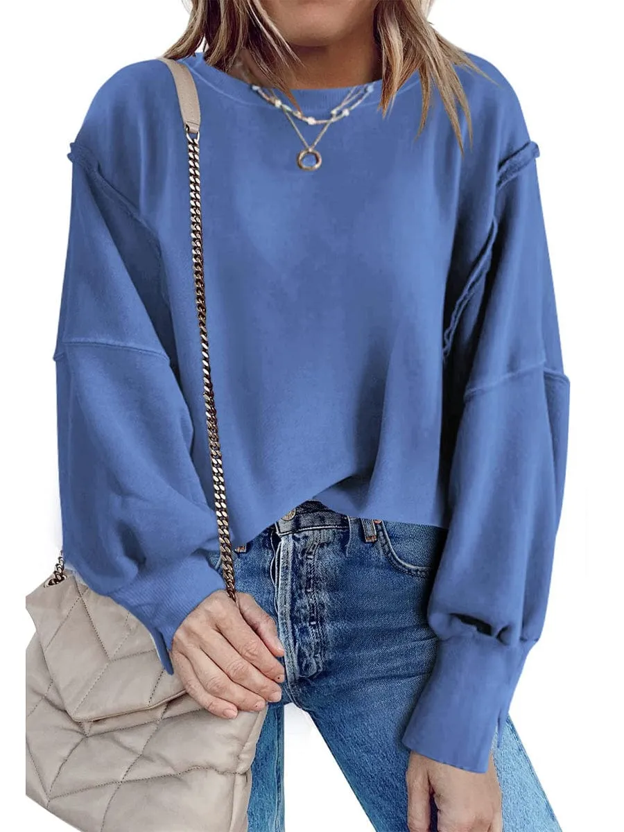 Autumn-Winter Mock Neck Sweater