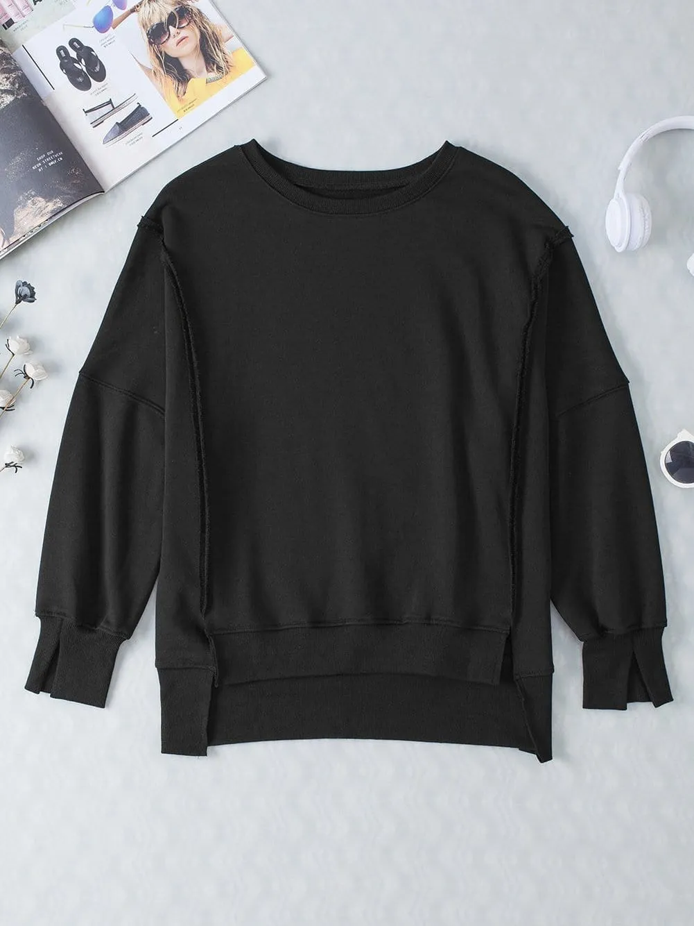 Autumn-Winter Mock Neck Sweater