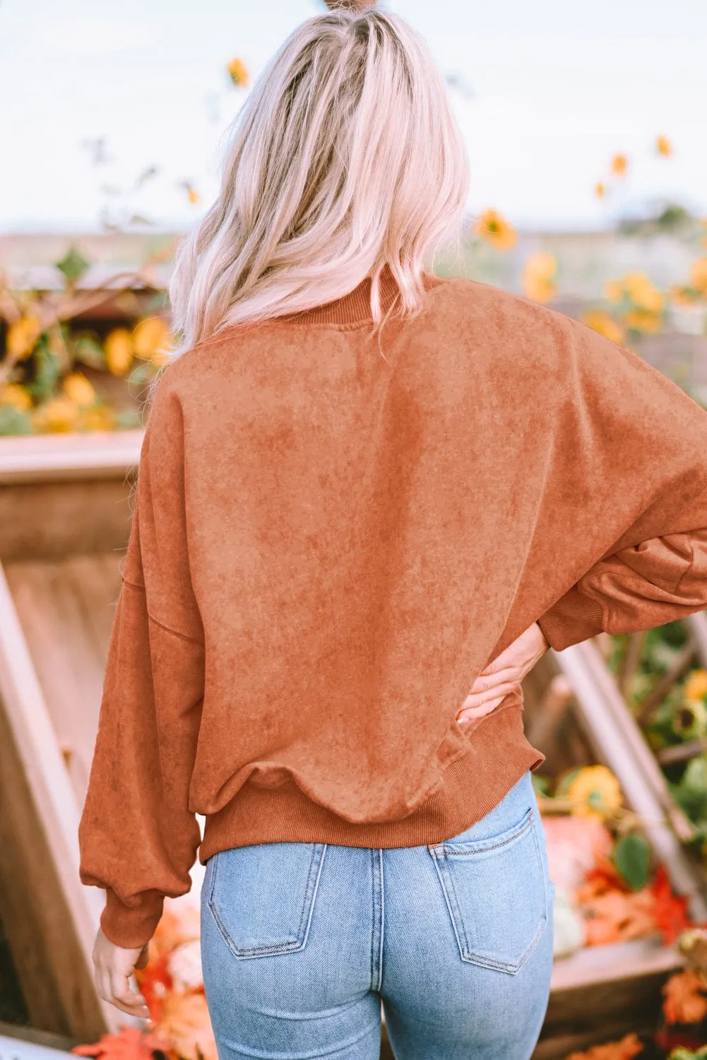 Autumn-Winter Mock Neck Sweater