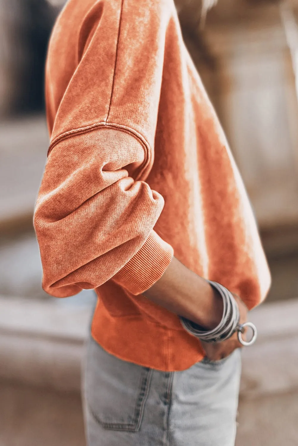 Autumn-Winter Mock Neck Sweater