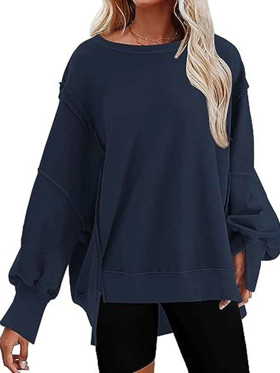 Autumn-Winter Mock Neck Sweater