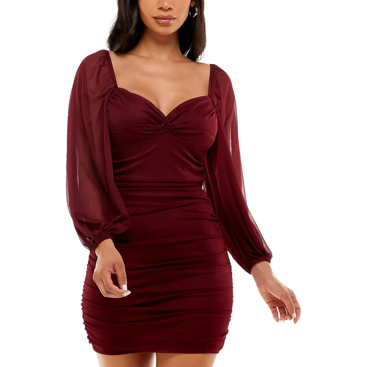 B. Darlin Womens Juniors Fitted Mini Bodycon Dress
