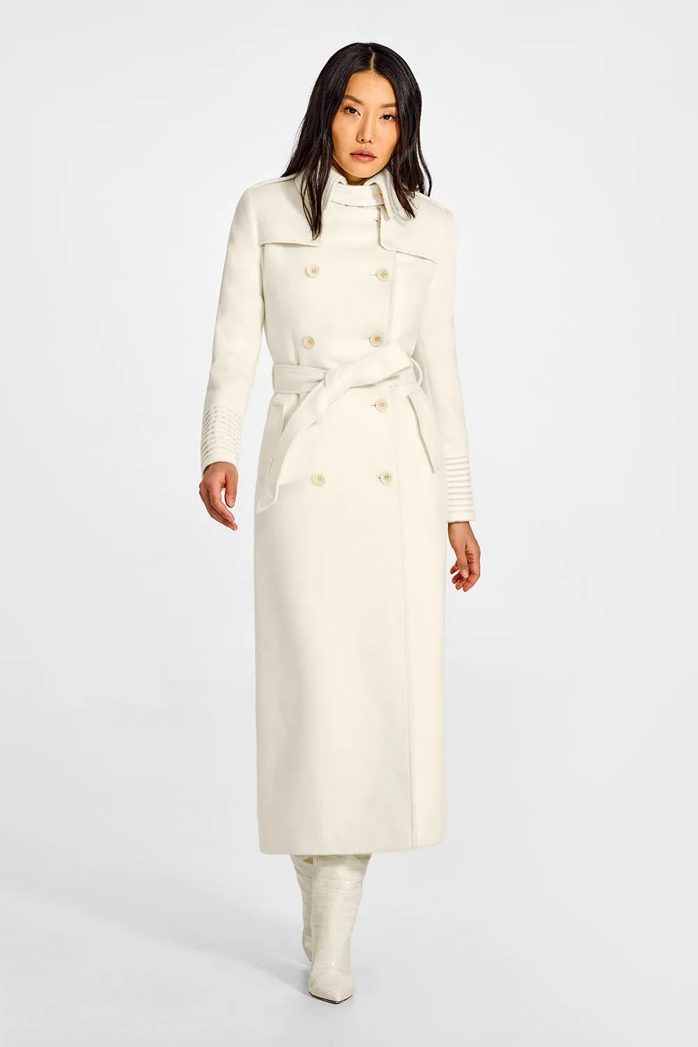 Baby Alpaca Maxi Trench Coat