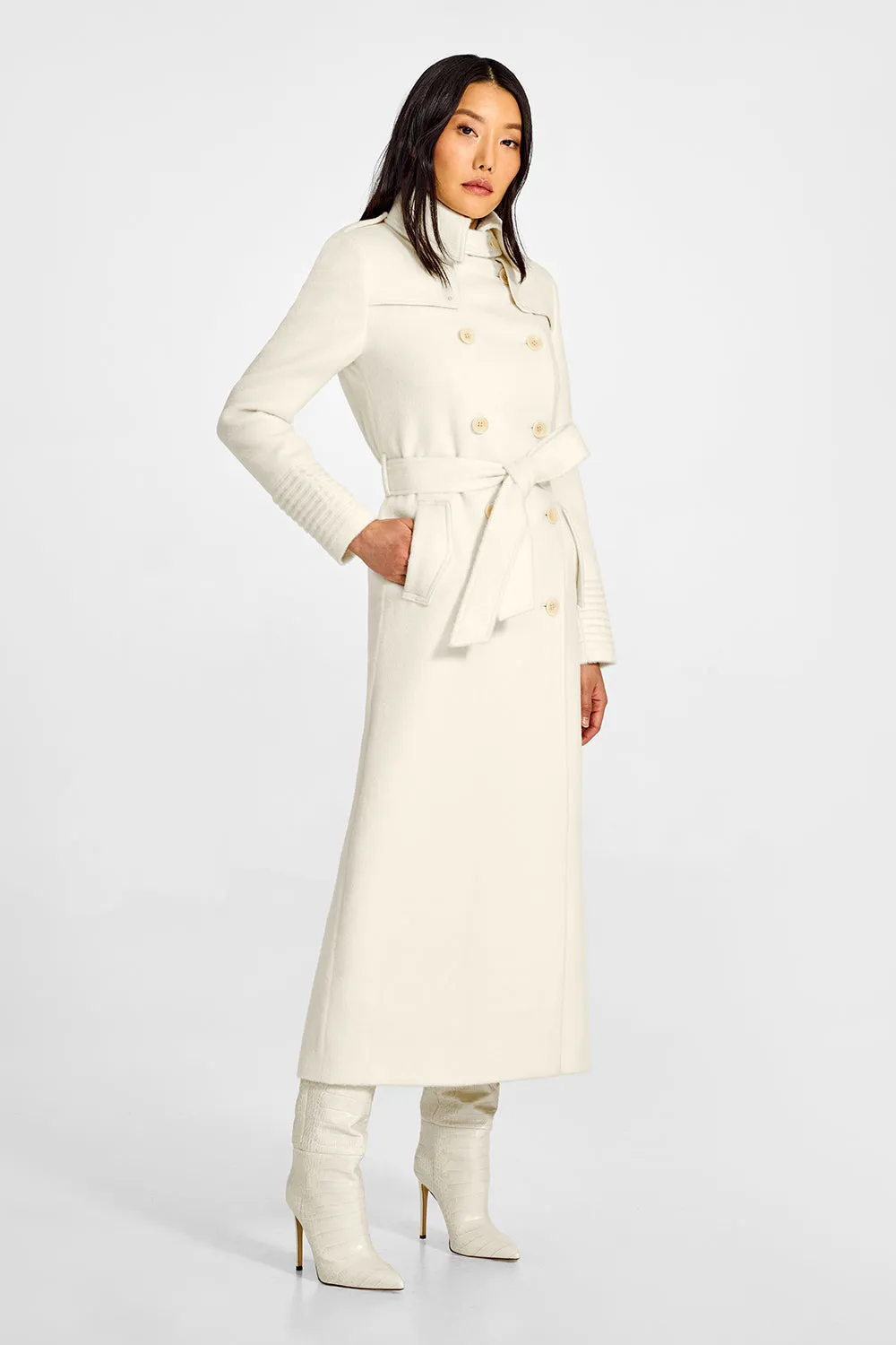 Baby Alpaca Maxi Trench Coat