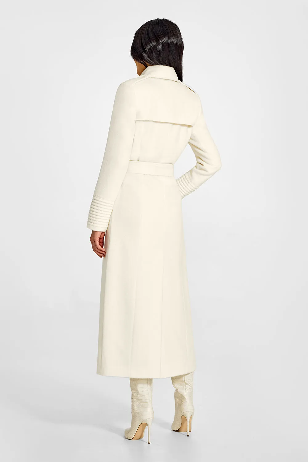 Baby Alpaca Maxi Trench Coat