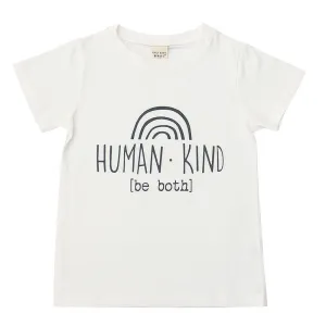 Baby/Toddler Letter Print White Short-Sleeve T-shirt