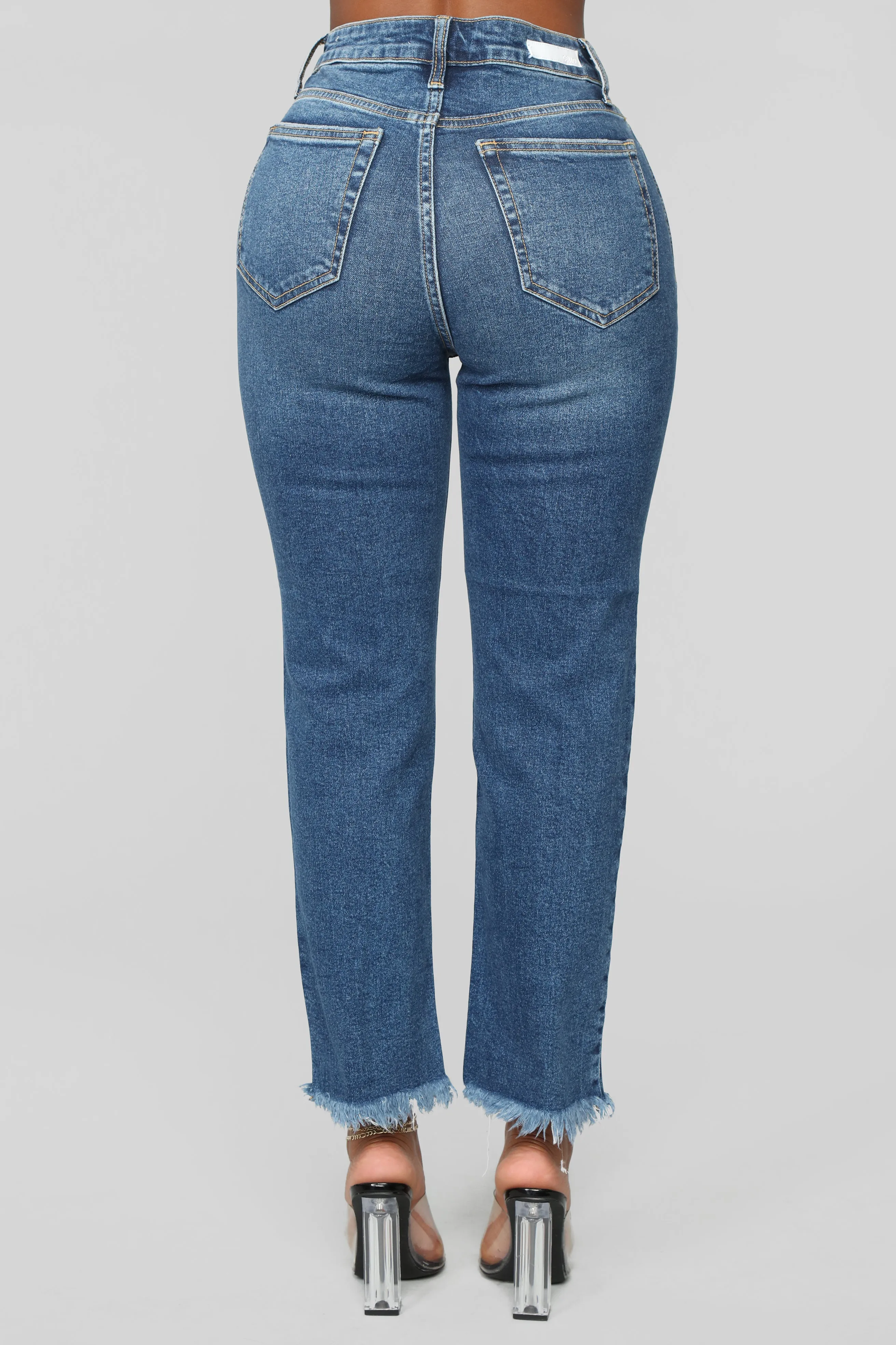 Be With You Mom Jeans - Dark Denim