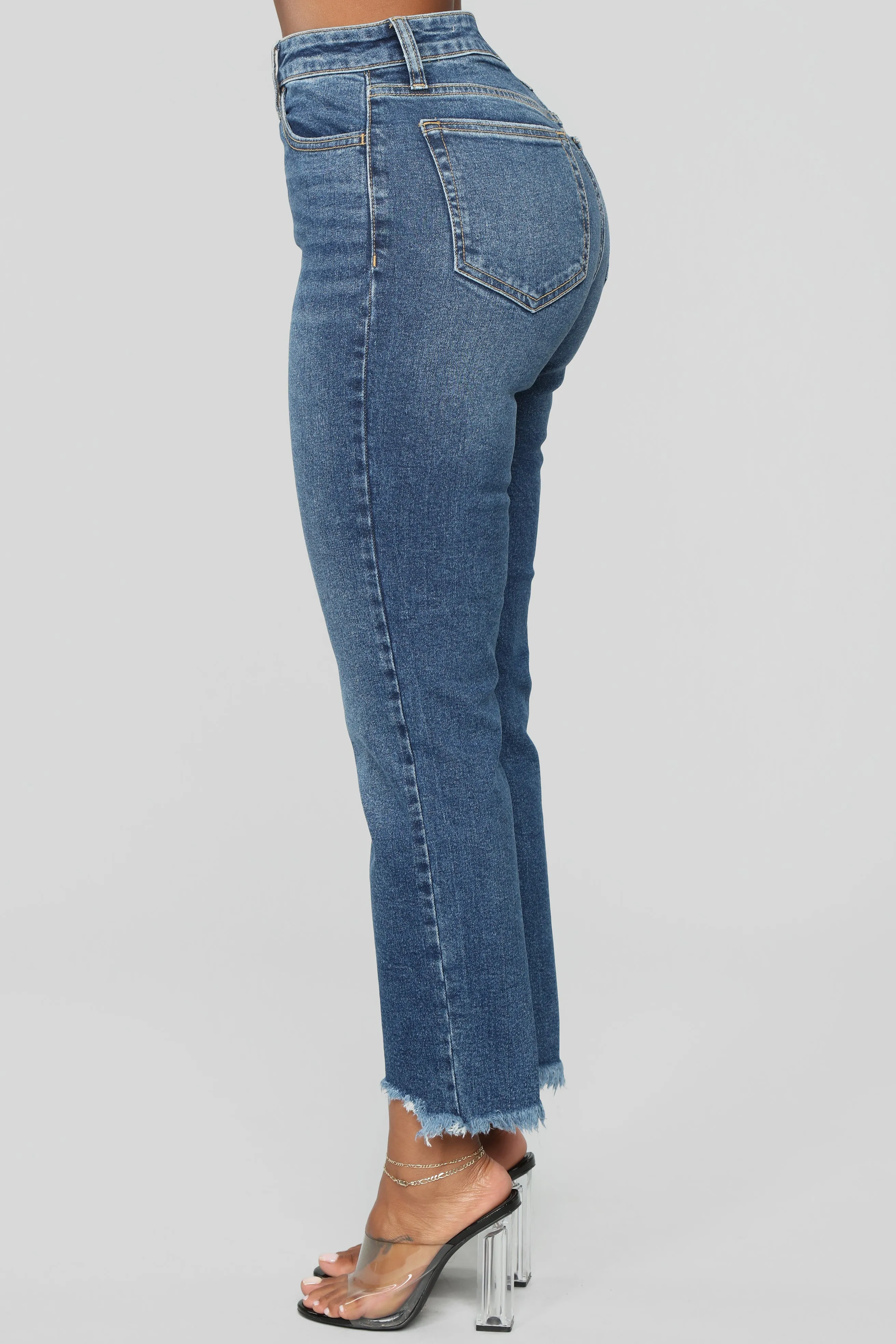 Be With You Mom Jeans - Dark Denim