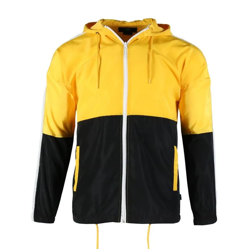 Beautiful Giant Lightweight Men'S Windbreaker - Breathable Hooded Jacket for Outdoors & Menswear Athletic Elastic Coats Slim Fit Stylish