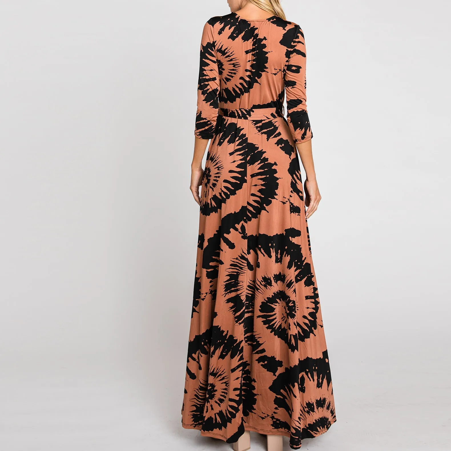 Big Swirl Venechia Maxi Wrap Dress