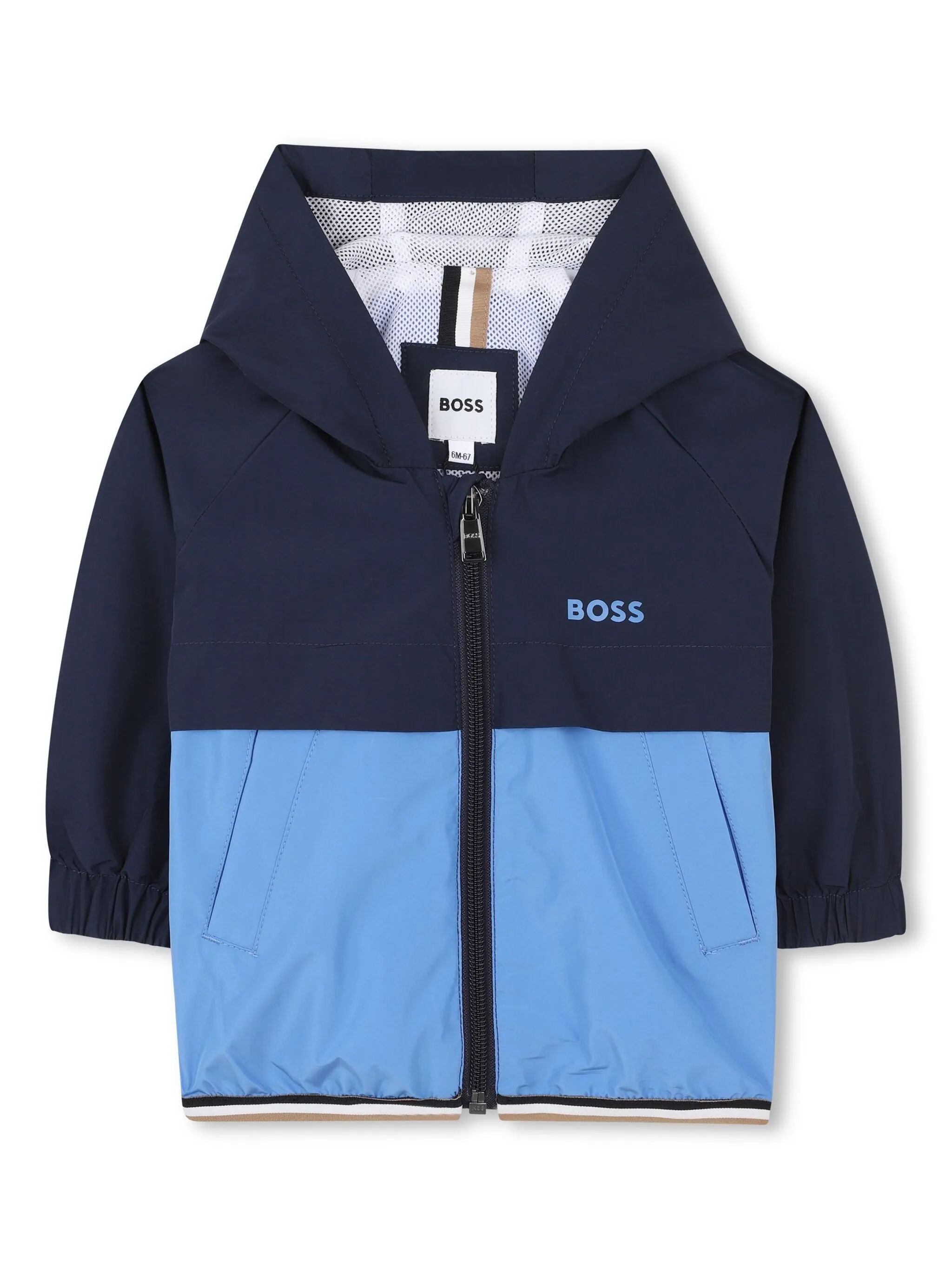 Boss Boys Hooded Colourblock Windbreaker