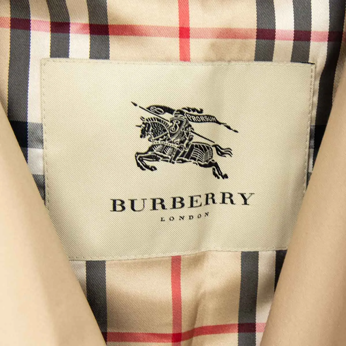 Burberry Beige Denise Hooded Double Breasted Trench Coat Size L | US 10