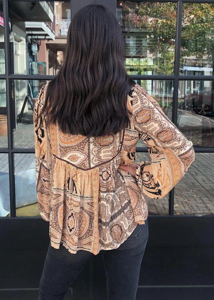 Calabria Peasant Blouse-***FINAL SALE***