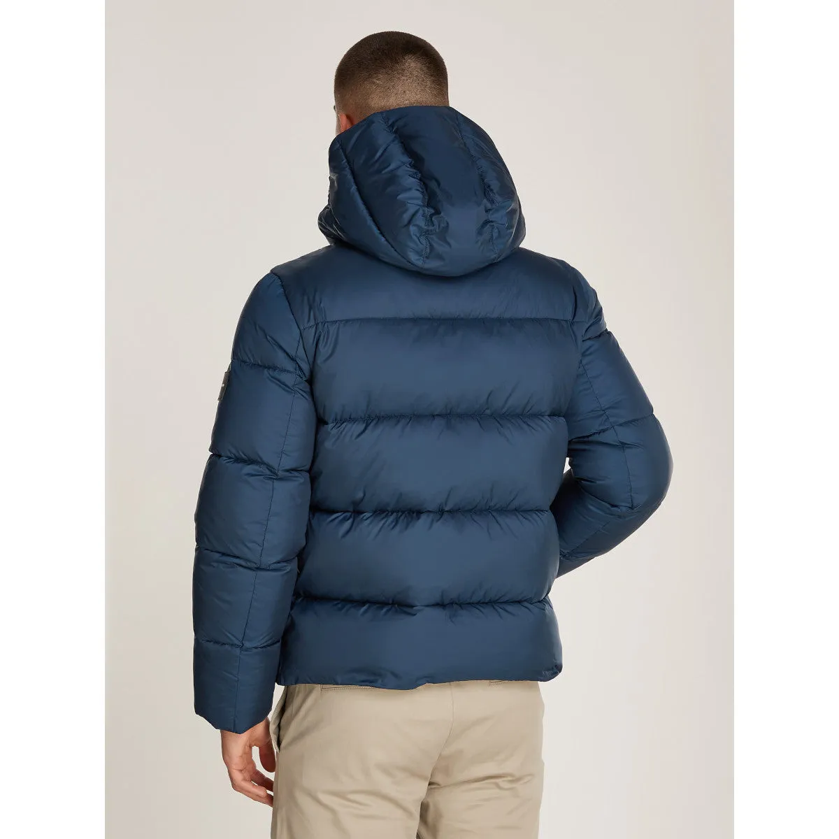 Calvin Klein Hooded Quilt Puffer PPK Ink