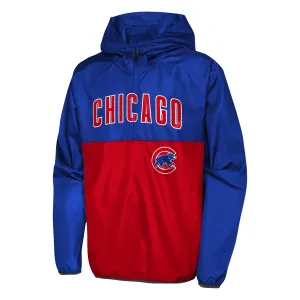 Chicago Cubs Youth Grand Slam Hooded 1/2-Zip Jacket