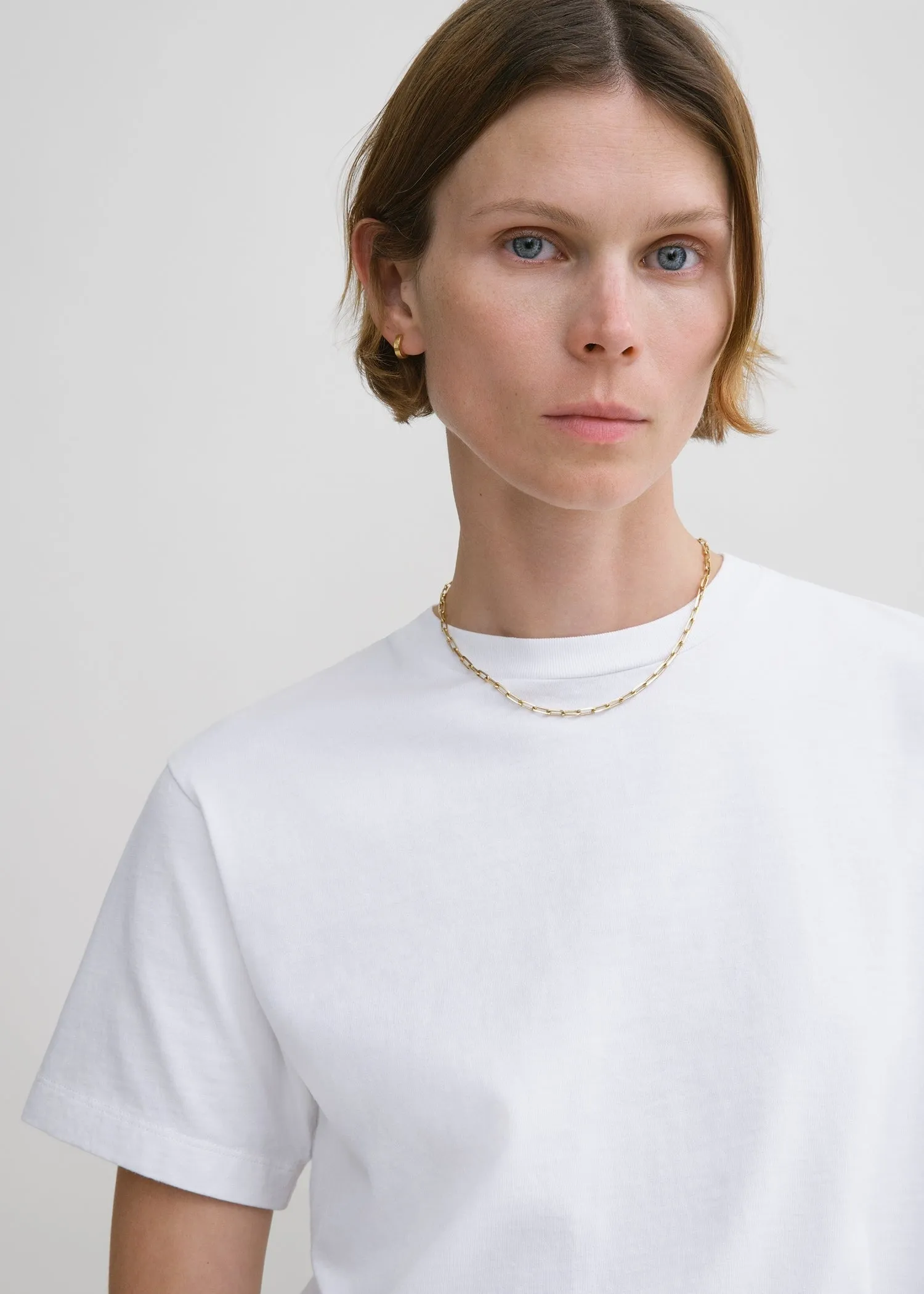 Classic cotton tee off white