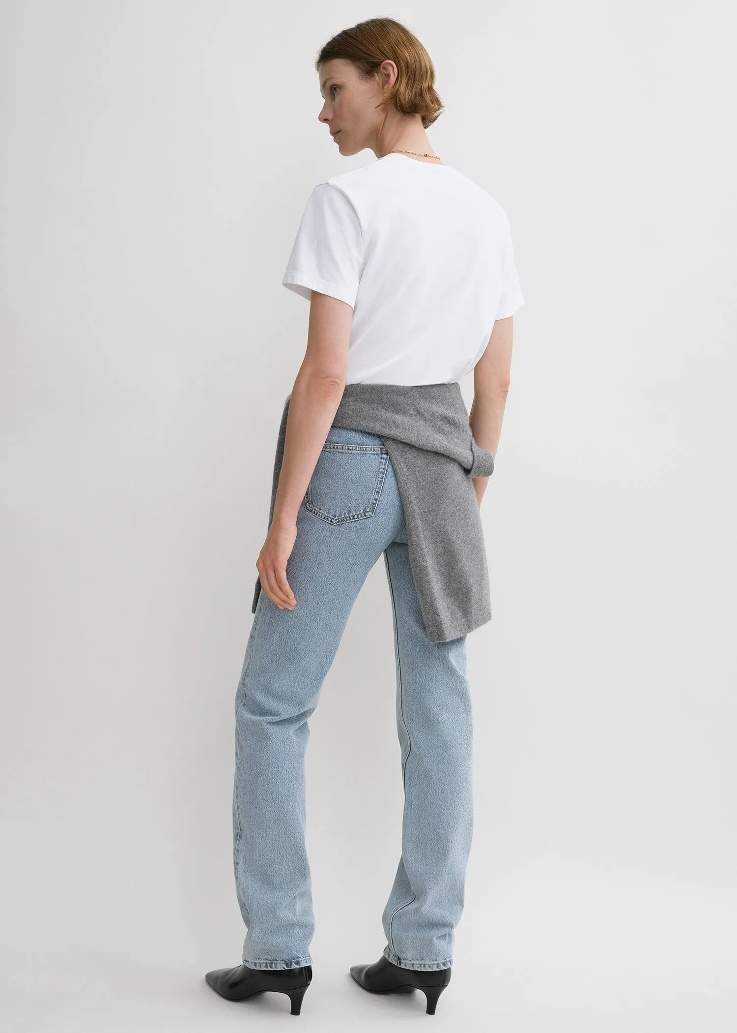 Classic cotton tee off white