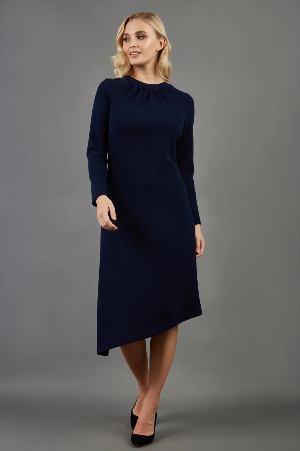Dartington Asymmetrical Midi Dress