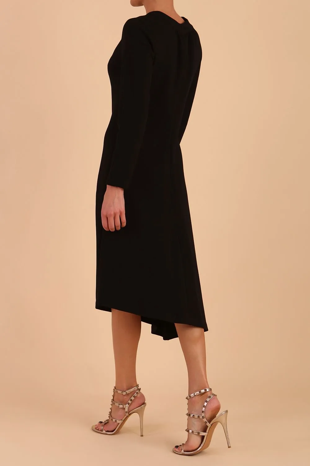 Dartington Asymmetrical Midi Dress