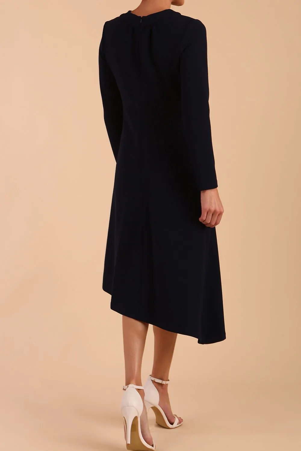 Dartington Asymmetrical Midi Dress