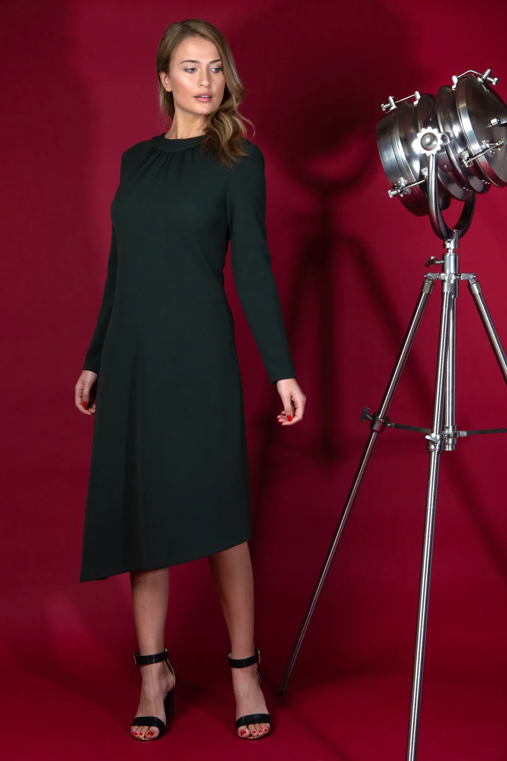 Dartington Asymmetrical Midi Dress