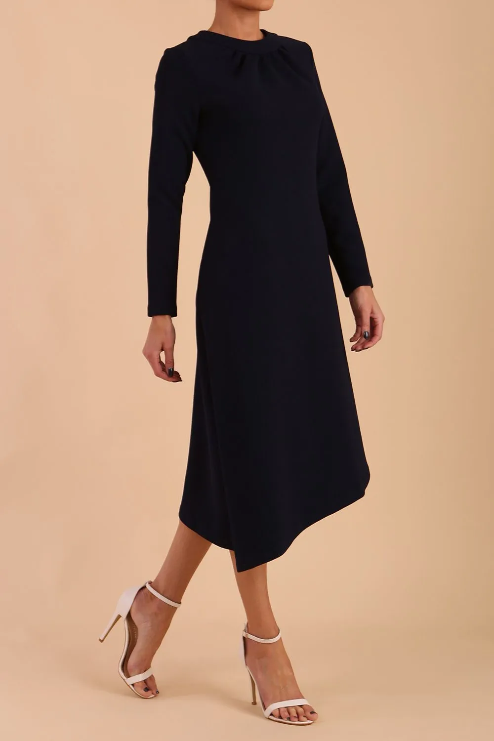 Dartington Asymmetrical Midi Dress