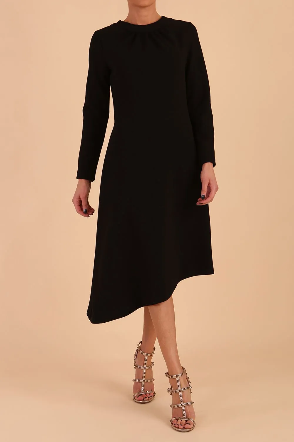 Dartington Asymmetrical Midi Dress