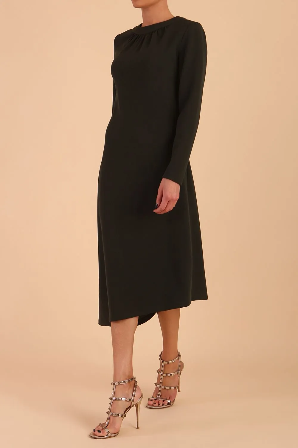 Dartington Asymmetrical Midi Dress
