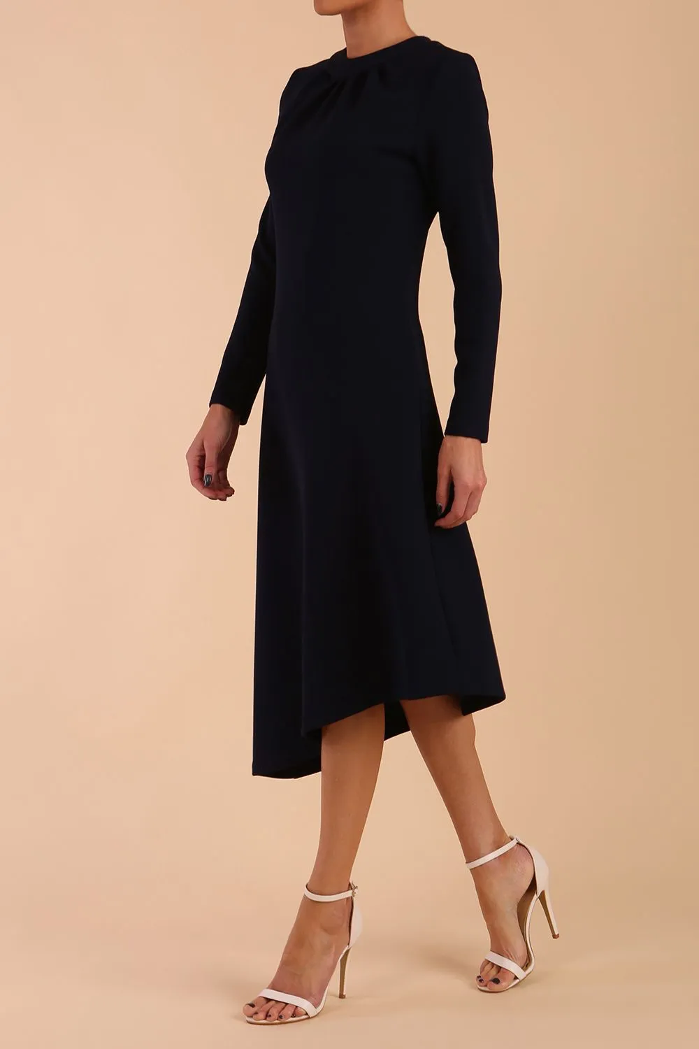 Dartington Asymmetrical Midi Dress