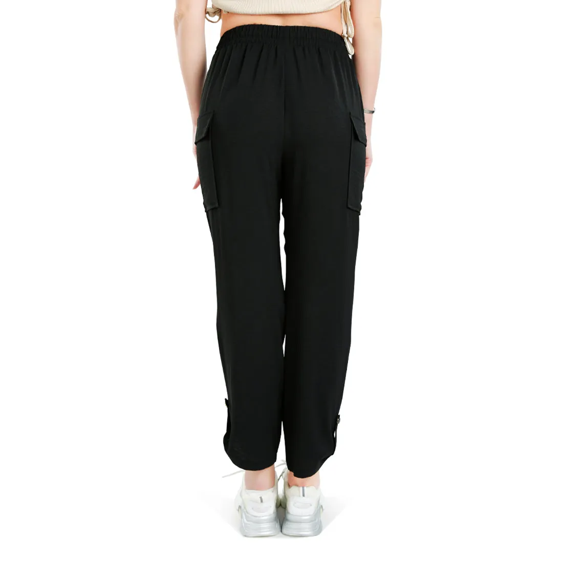 Drawstring Waistband Cargo Pants