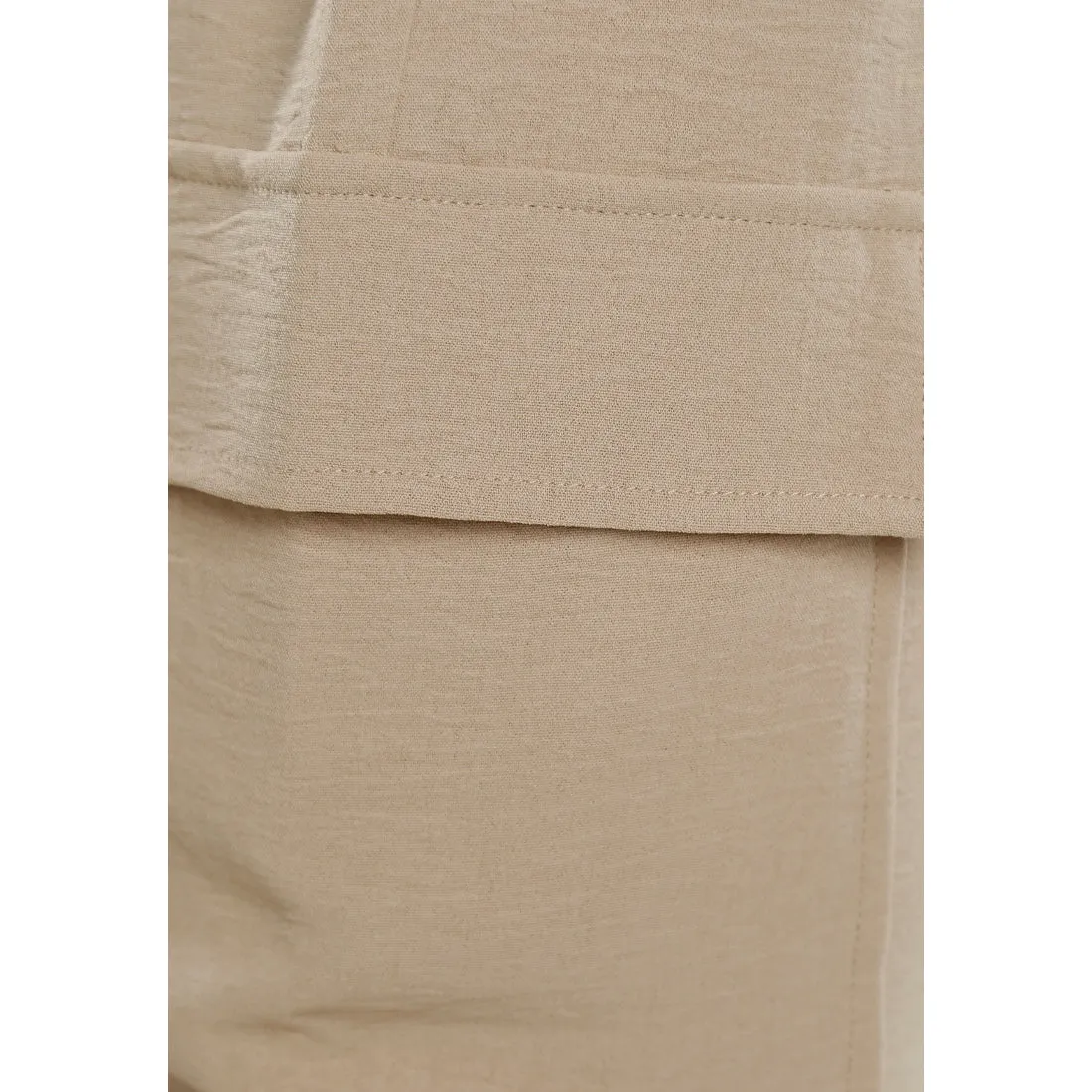 Drawstring Waistband Cargo Pants