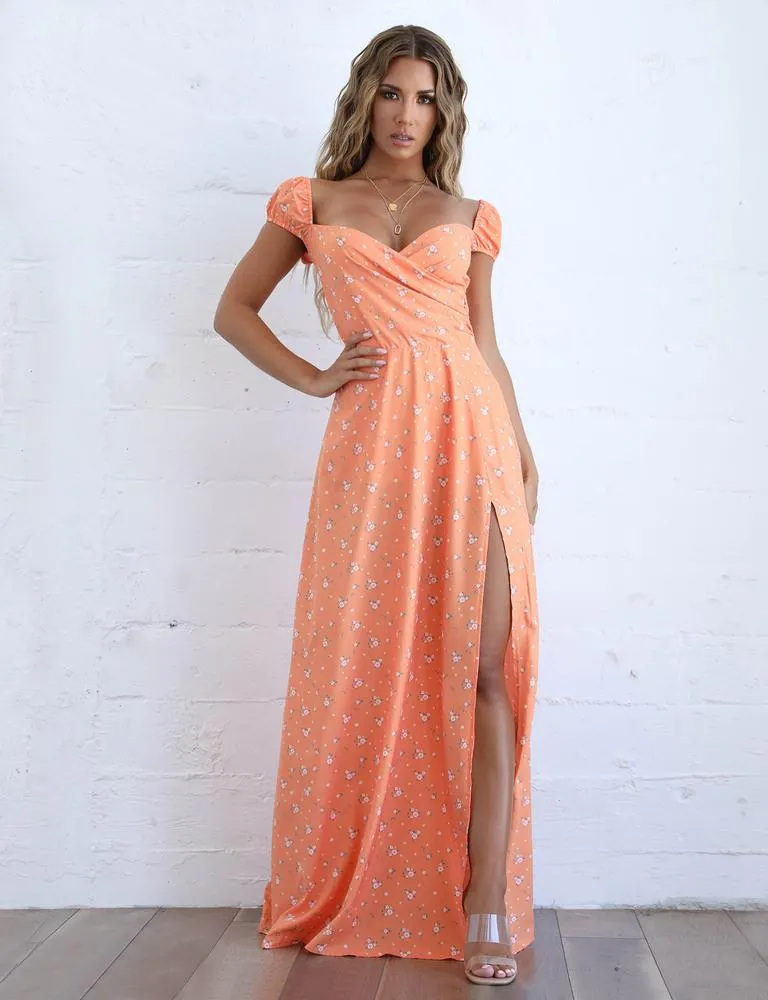 Fiore Dress - Orange