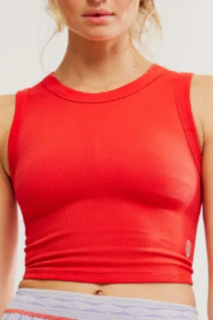 Free People: Free Throw Muscle Tank in Winterberry