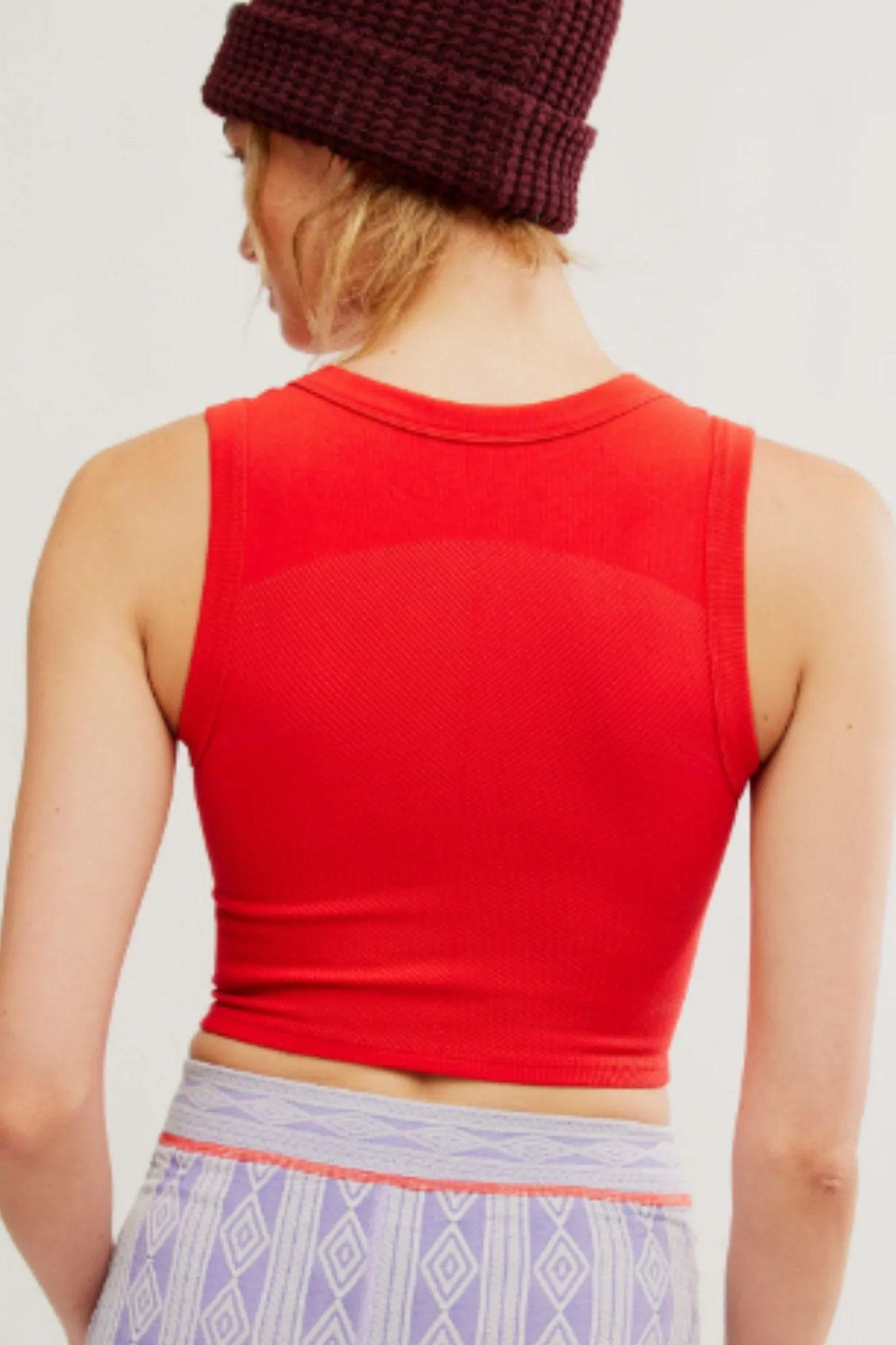 Free People: Free Throw Muscle Tank in Winterberry