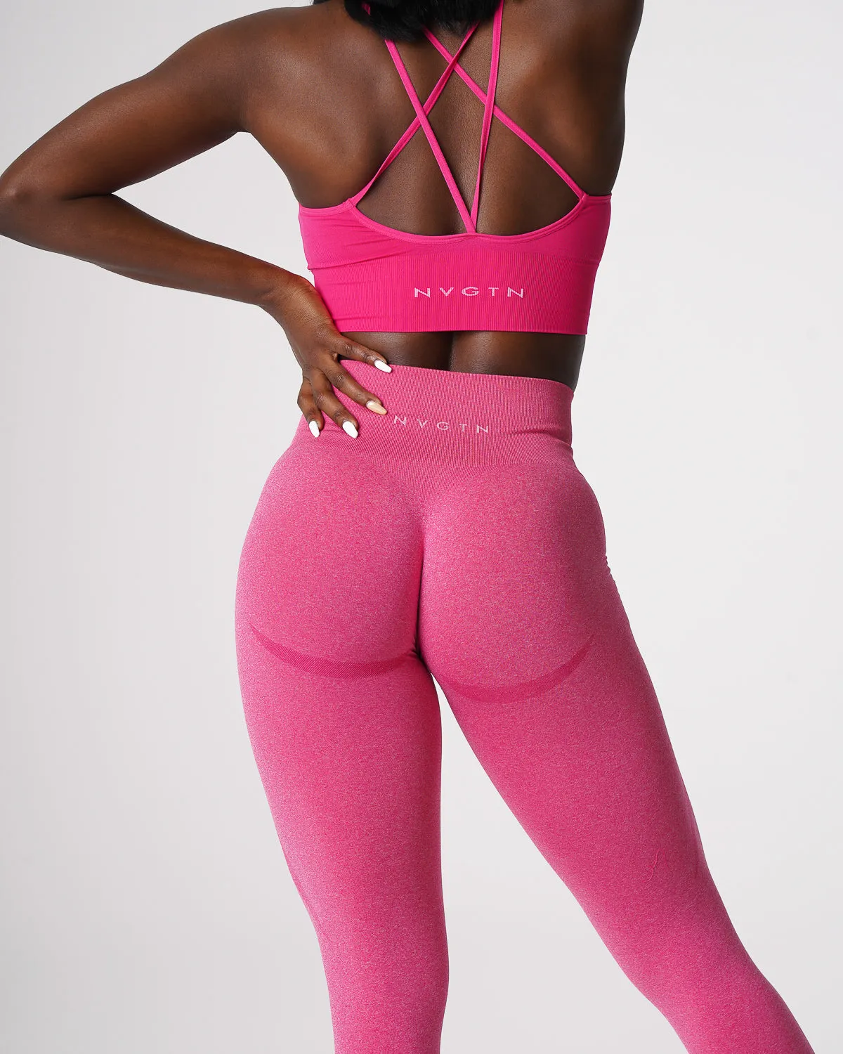Fuchsia Contour Seamless Leggings