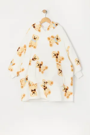 Girls Teddy Print Humungo