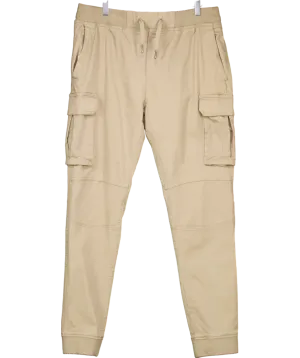 H&M Green Skinny Fit Pull On Cargo Pants UK L