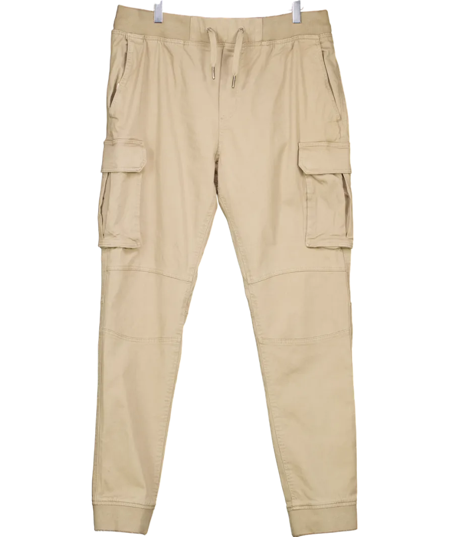 H&M Green Skinny Fit Pull On Cargo Pants UK L