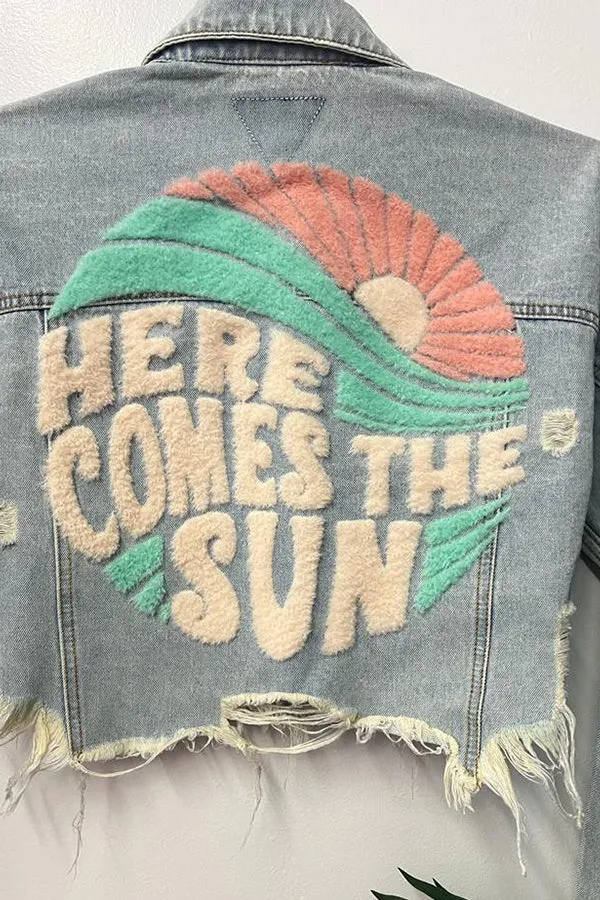 Here Comes the Sun Jacket | Light Denim