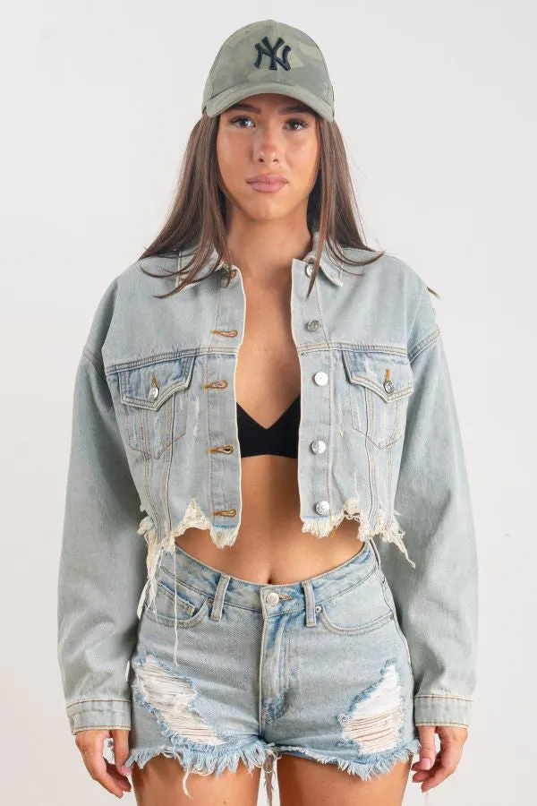 Here Comes the Sun Jacket | Light Denim