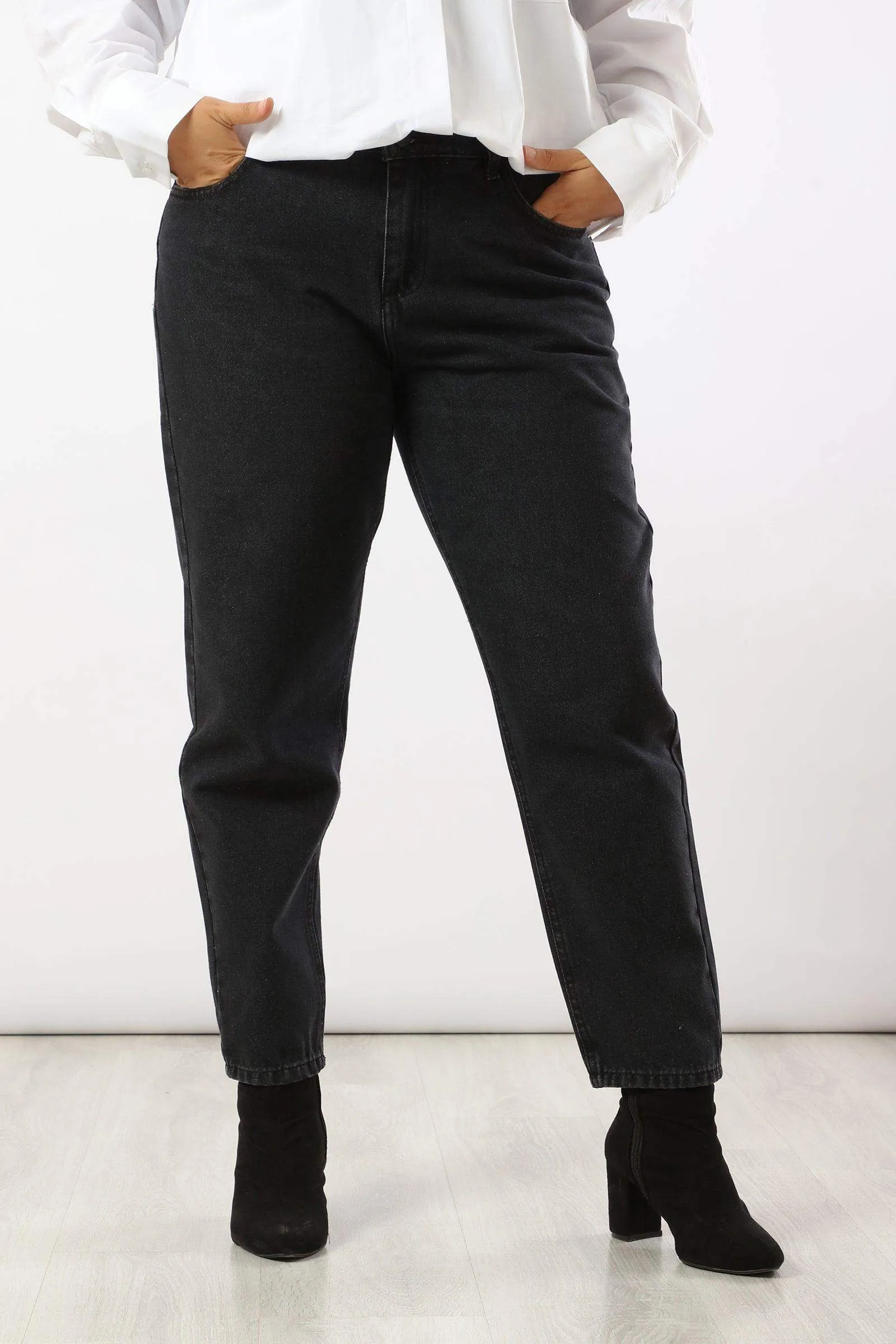 High Waisted Mom Jeans