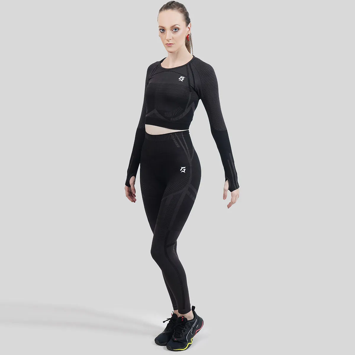 Impulse Seamless Leggings (Black)