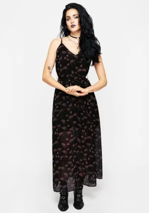 Judas Maxi Dress with Waist Tie