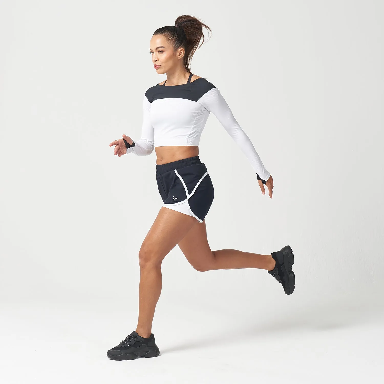 LAB360° Impact Crop Top - White