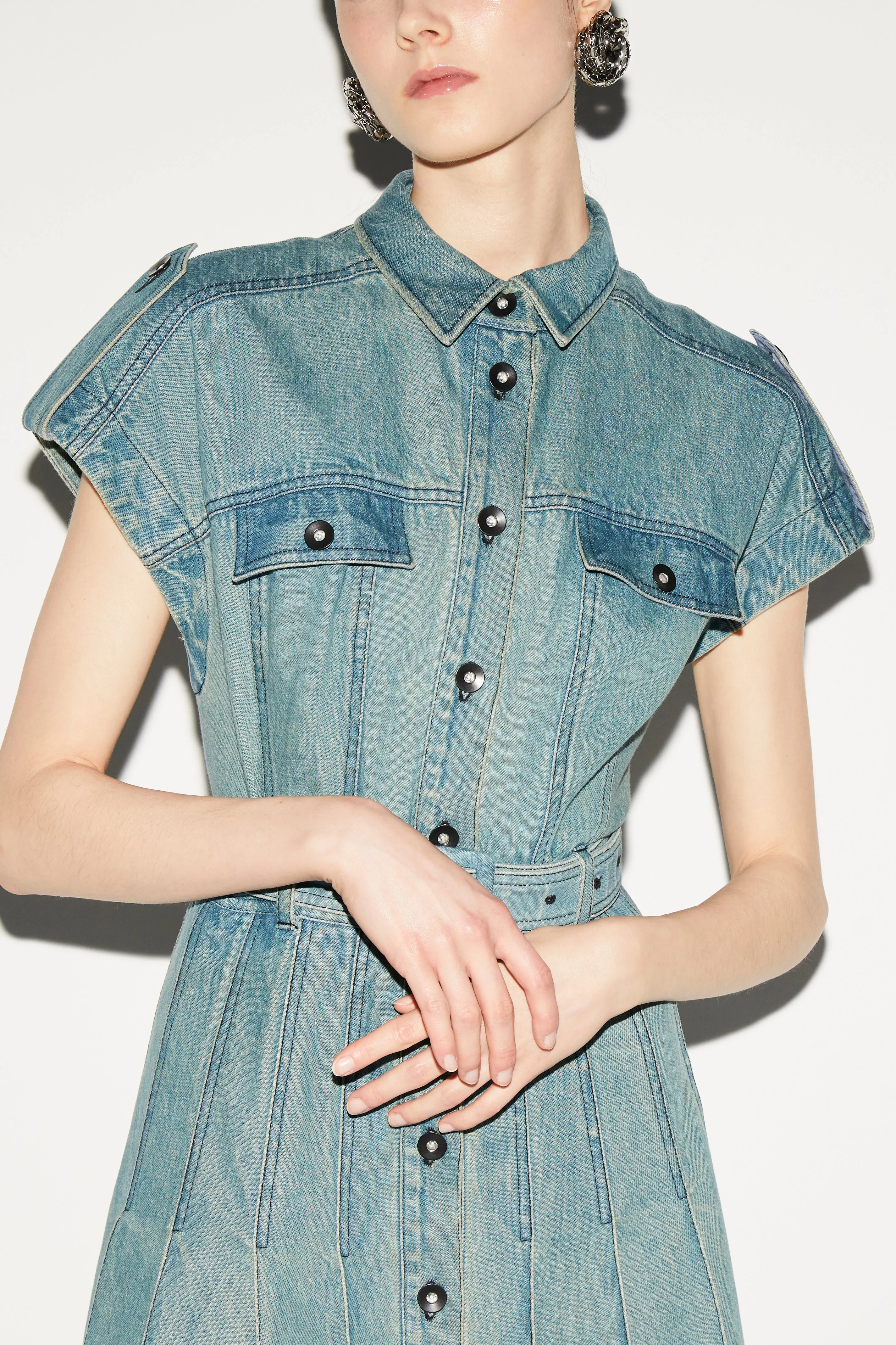 LAIKA DRESS BLUE DENIM