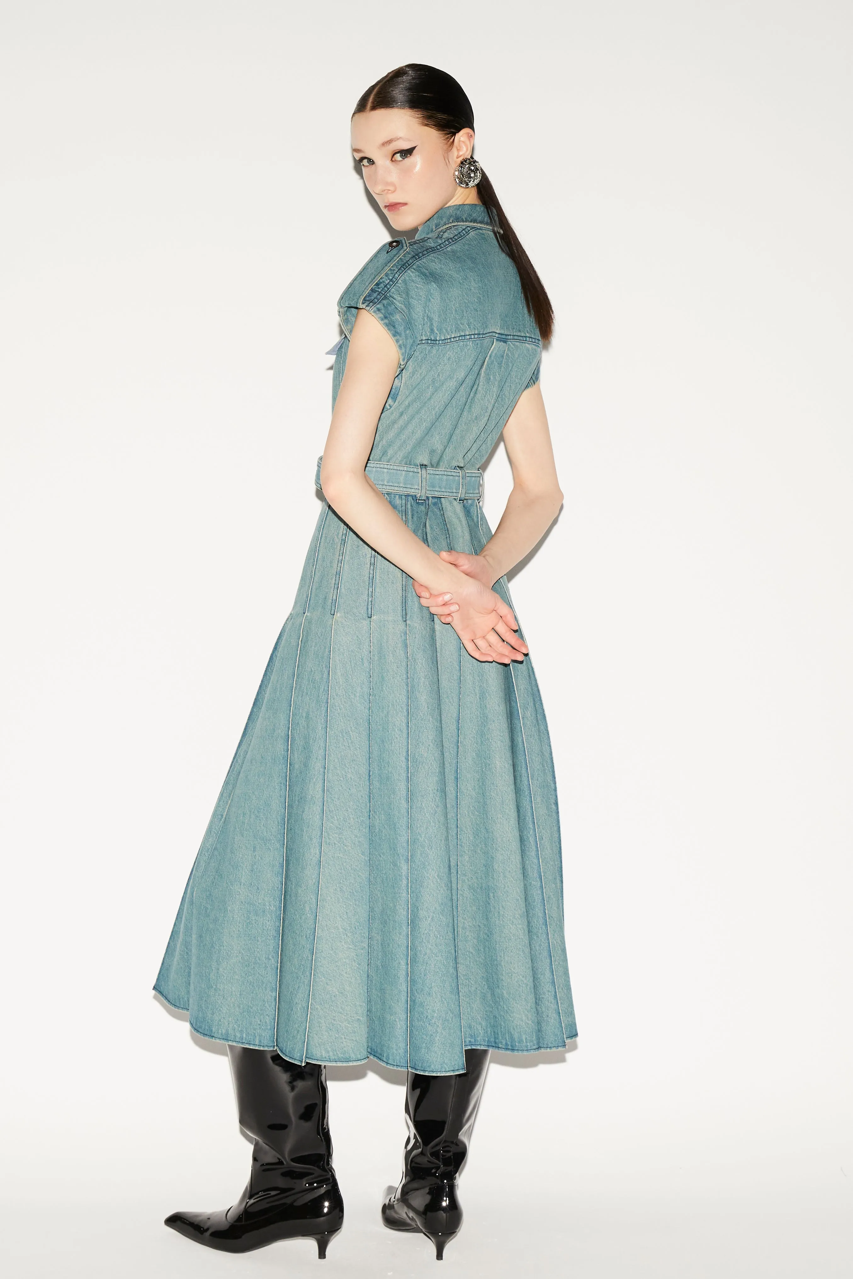 LAIKA DRESS BLUE DENIM