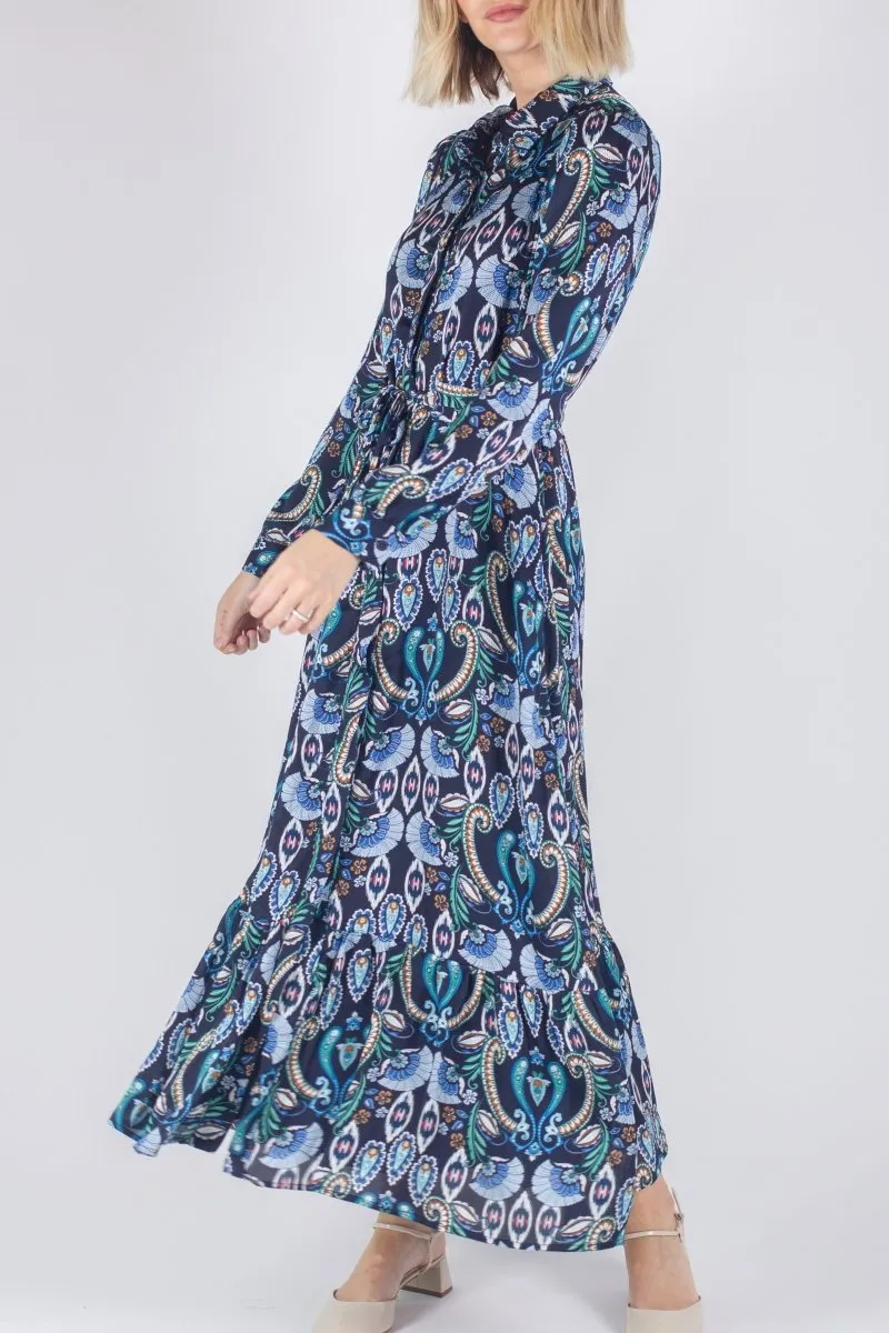 LEXI DRESS (NAVY PAISLEY)